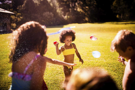 Looking for some fun games to play with water to cool off? Look here!